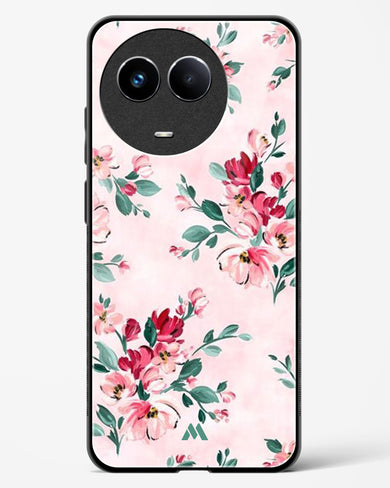 Painted Bouquets Glass Case Phone Cover-(Realme)