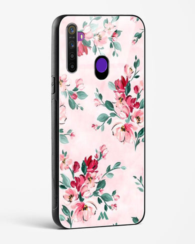 Painted Bouquets Glass Case Phone Cover-(Realme)