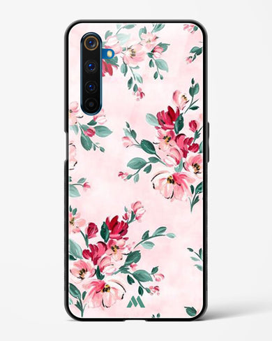 Painted Bouquets Glass Case Phone Cover-(Realme)