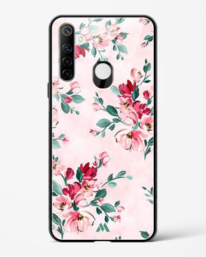 Painted Bouquets Glass Case Phone Cover-(Realme)