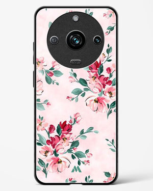 Painted Bouquets Glass Case Phone Cover-(Realme)