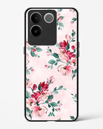 Painted Bouquets Glass Case Phone Cover-(Vivo)