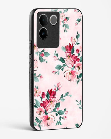 Painted Bouquets Glass Case Phone Cover-(Vivo)