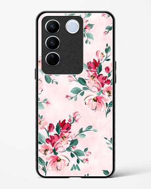 Painted Bouquets Glass Case Phone Cover-(Vivo)