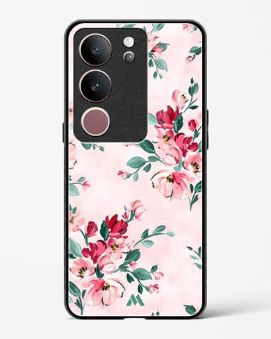 Painted Bouquets Glass Case Phone Cover-(Vivo)