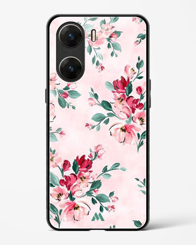 Painted Bouquets Glass Case Phone Cover-(Vivo)