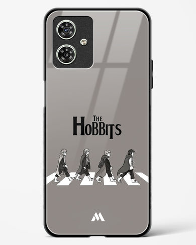 Hobbits at the Abbey Road Crossing Glass Case Phone Cover-(Motorola)