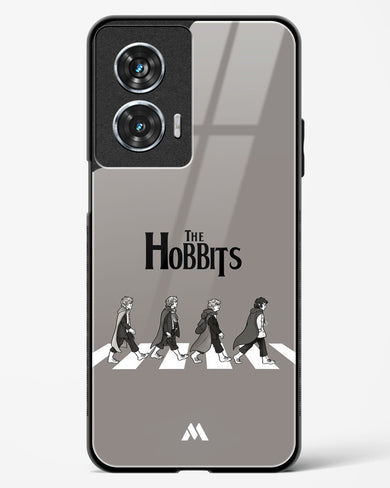 Hobbits at the Abbey Road Crossing Glass Case Phone Cover (Motorola)