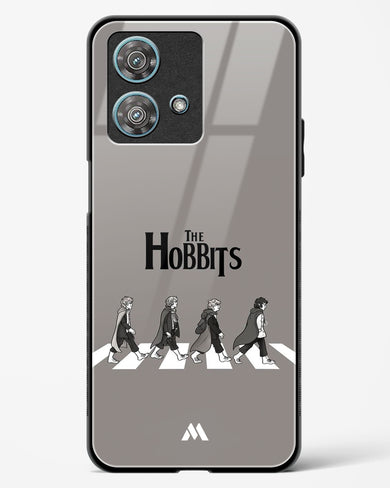 Hobbits at the Abbey Road Crossing Glass Case Phone Cover (Motorola)