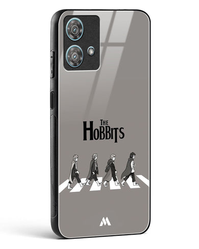 Hobbits at the Abbey Road Crossing Glass Case Phone Cover-(Motorola)