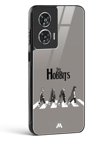 Hobbits at the Abbey Road Crossing Glass Case Phone Cover (Motorola)