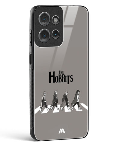 Hobbits at the Abbey Road Crossing Glass Case Phone Cover (Motorola)