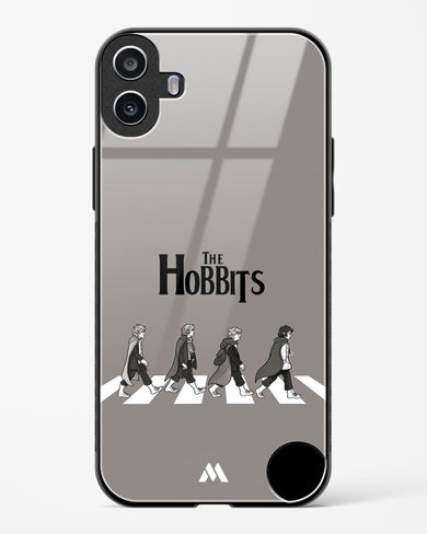 Hobbits at the Abbey Road Crossing Glass Case Phone Cover (Nothing)