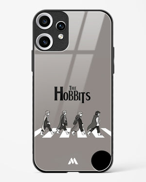 Hobbits at the Abbey Road Crossing Glass Case Phone Cover (Nothing)