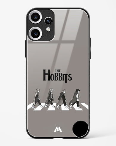 Hobbits at the Abbey Road Crossing Glass Case Phone Cover (Nothing)