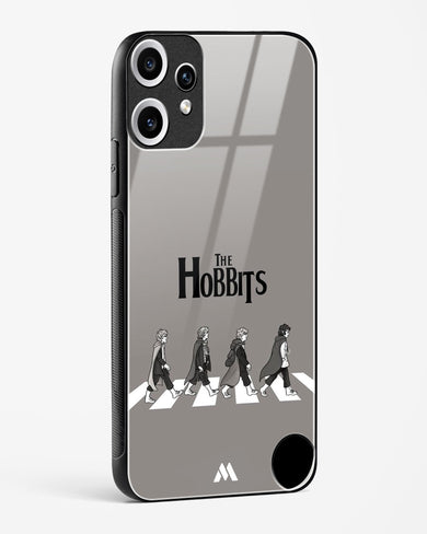 Hobbits at the Abbey Road Crossing Glass Case Phone Cover (Nothing)