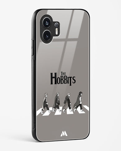 Hobbits at the Abbey Road Crossing Glass Case Phone Cover (Nothing)