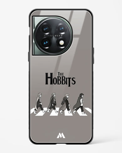 Hobbits at the Abbey Road Crossing Glass Case Phone Cover (OnePlus)