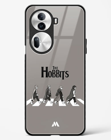 Hobbits at the Abbey Road Crossing Glass Case Phone Cover (Oppo)