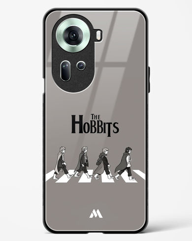 Hobbits at the Abbey Road Crossing Glass Case Phone Cover (Oppo)