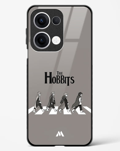 Hobbits at the Abbey Road Crossing Glass Case Phone Cover (Oppo)