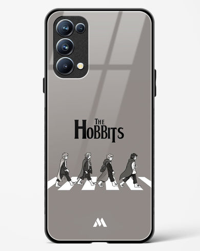 Hobbits at the Abbey Road Crossing Glass Case Phone Cover (Oppo)