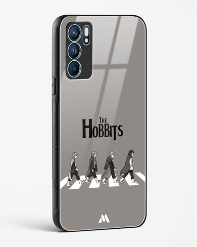 Hobbits at the Abbey Road Crossing Glass Case Phone Cover (Oppo)