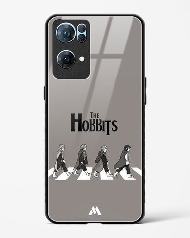 Hobbits at the Abbey Road Crossing Glass Case Phone Cover (Oppo)