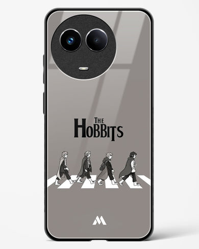 Hobbits at the Abbey Road Crossing Glass Case Phone Cover (Realme)