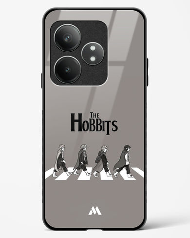 Hobbits at the Abbey Road Crossing Glass Case Phone Cover (Realme)