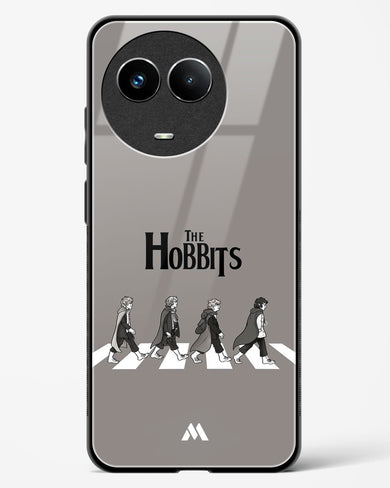 Hobbits at the Abbey Road Crossing Glass Case Phone Cover (Realme)