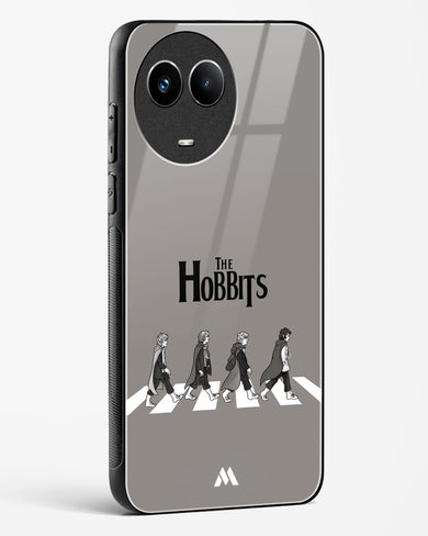 Hobbits at the Abbey Road Crossing Glass Case Phone Cover (Realme)