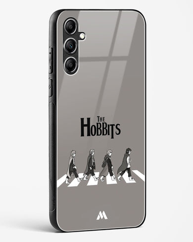 Hobbits at the Abbey Road Crossing Glass Case Phone Cover-(Samsung)