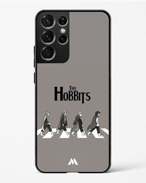 Hobbits at the Abbey Road Crossing Glass Case Phone Cover-(Samsung)