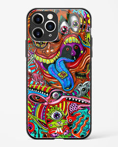 Psychedelic Monster Art Glass Case Phone Cover (Apple)