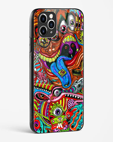 Psychedelic Monster Art Glass Case Phone Cover (Apple)