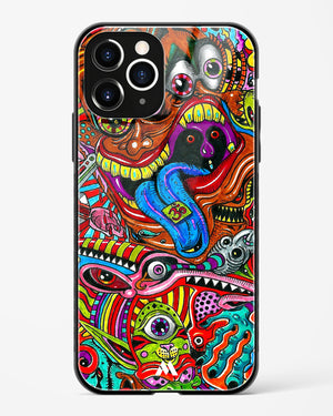 Psychedelic Monster Art Glass Case Phone Cover (Apple)