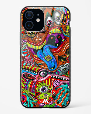 Psychedelic Monster Art Glass Case Phone Cover (Apple)