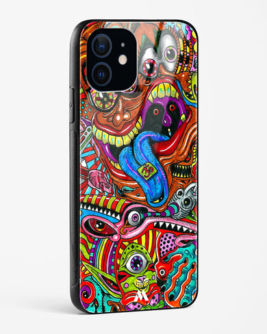 Psychedelic Monster Art Glass Case Phone Cover (Apple)