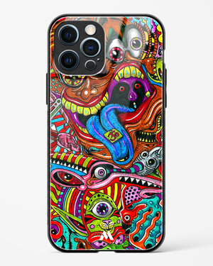 Psychedelic Monster Art Glass Case Phone Cover (Apple)