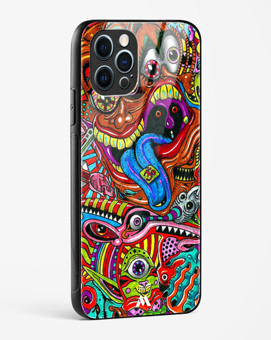 Psychedelic Monster Art Glass Case Phone Cover (Apple)