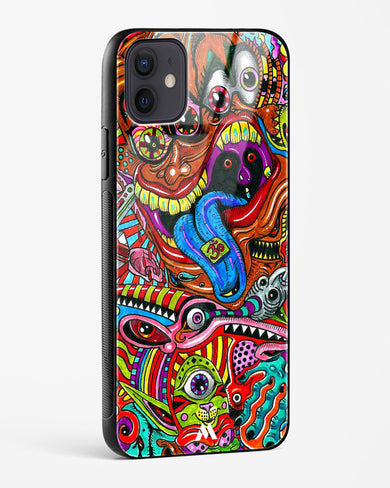 Psychedelic Monster Art Glass Case Phone Cover (Apple)