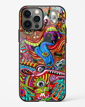 Psychedelic Monster Art Glass Case Phone Cover (Apple)