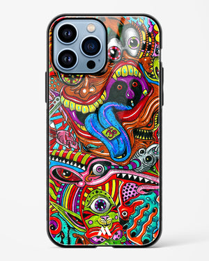 Psychedelic Monster Art Glass Case Phone Cover (Apple)