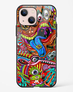 Psychedelic Monster Art Glass Case Phone Cover (Apple)