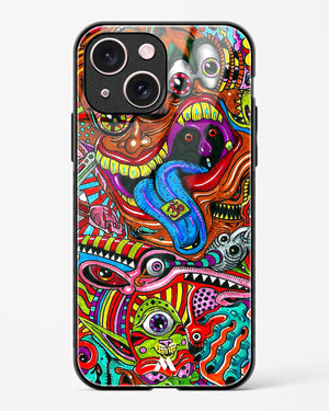 Psychedelic Monster Art Glass Case Phone Cover (Apple)