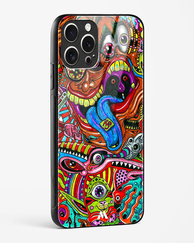 Psychedelic Monster Art Glass Case Phone Cover (Apple)