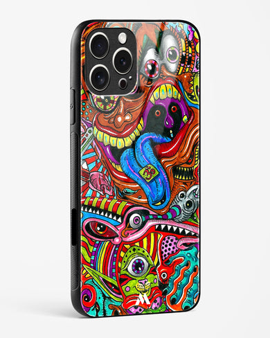 Psychedelic Monster Art Glass Case Phone Cover (Apple)