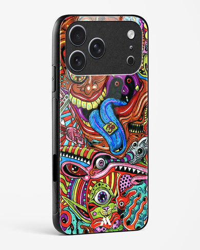 Psychedelic Monster Art Glass Case Phone Cover (Apple)