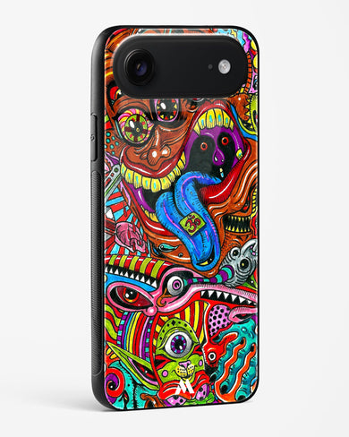 Psychedelic Monster Art Glass Case Phone Cover (Apple)